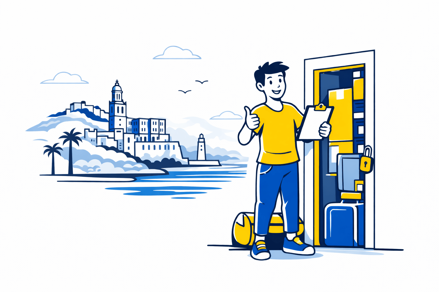 Trasteros en Málaga - Trasterola (ilustración del centro)